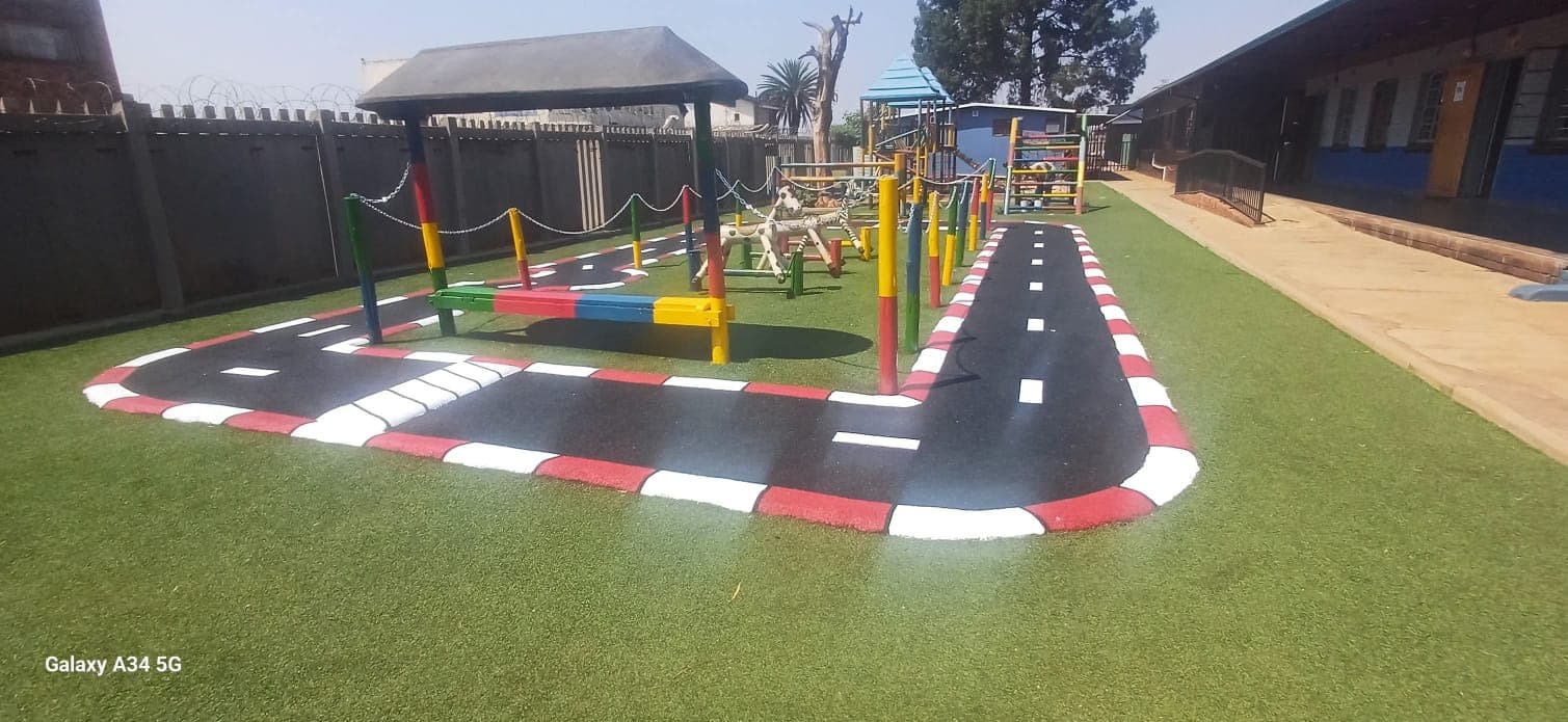 Public park tar surfacing project