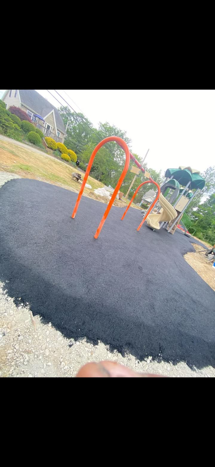 Park area with professional tar finish