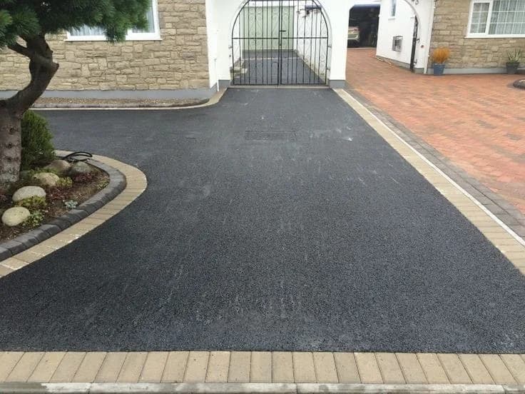 Decorative paving installation