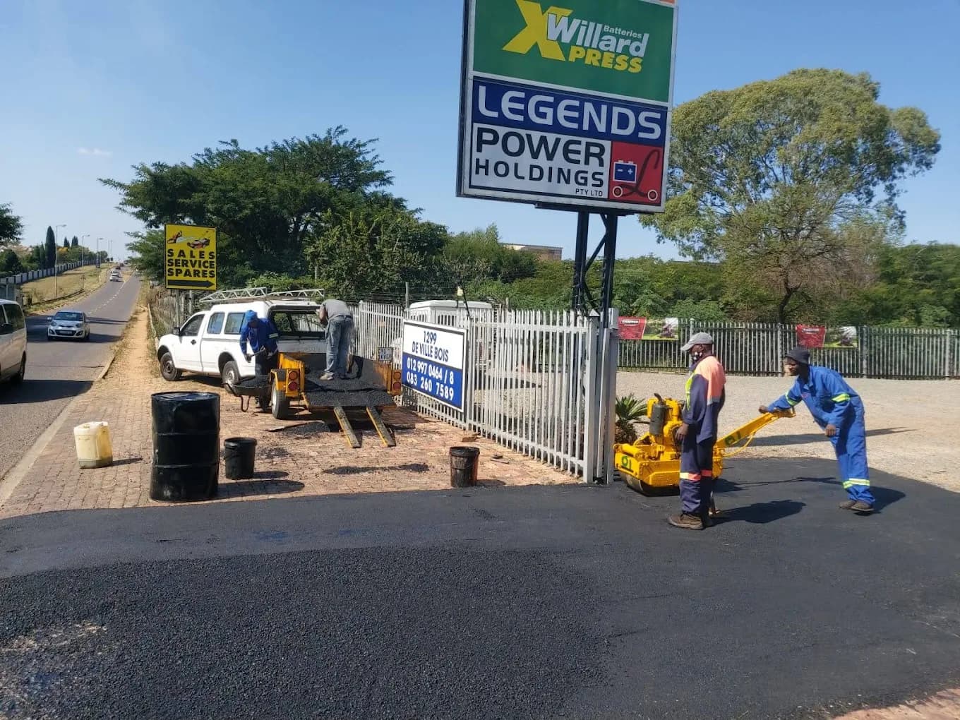 Construction site preparation