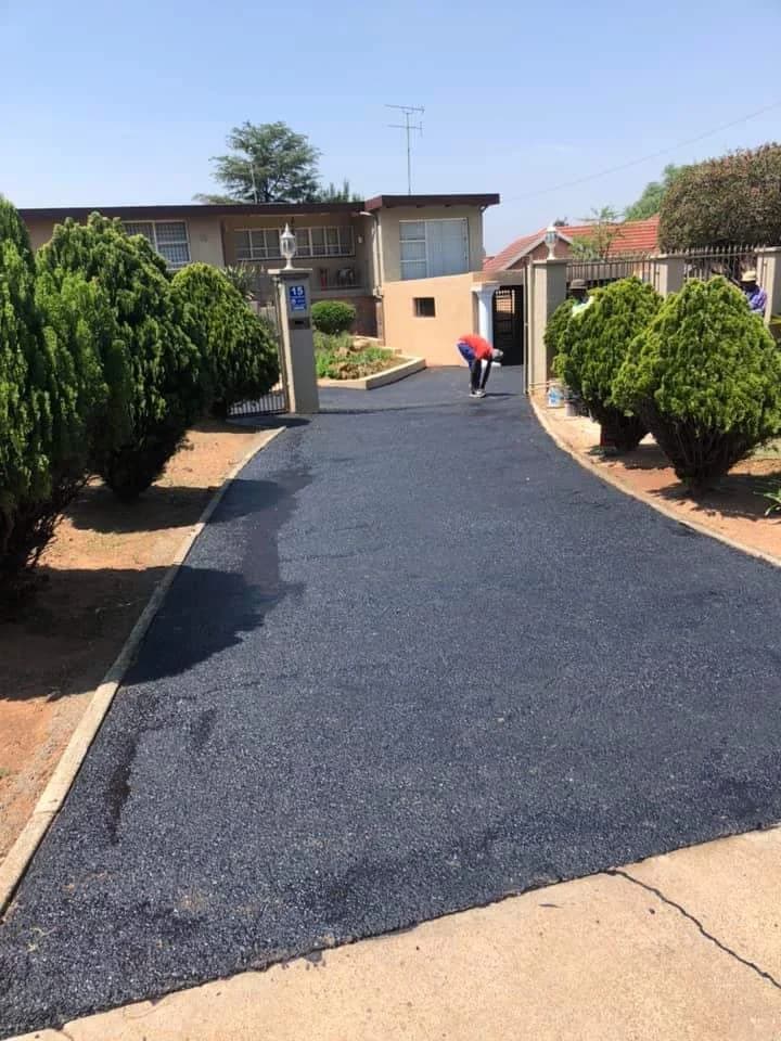 Modern driveway installation