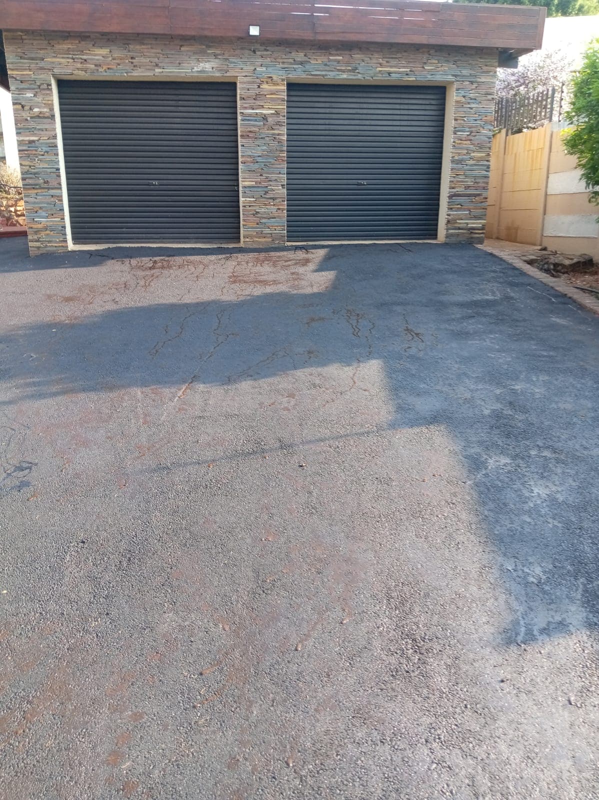 Residential tar area with professional finish