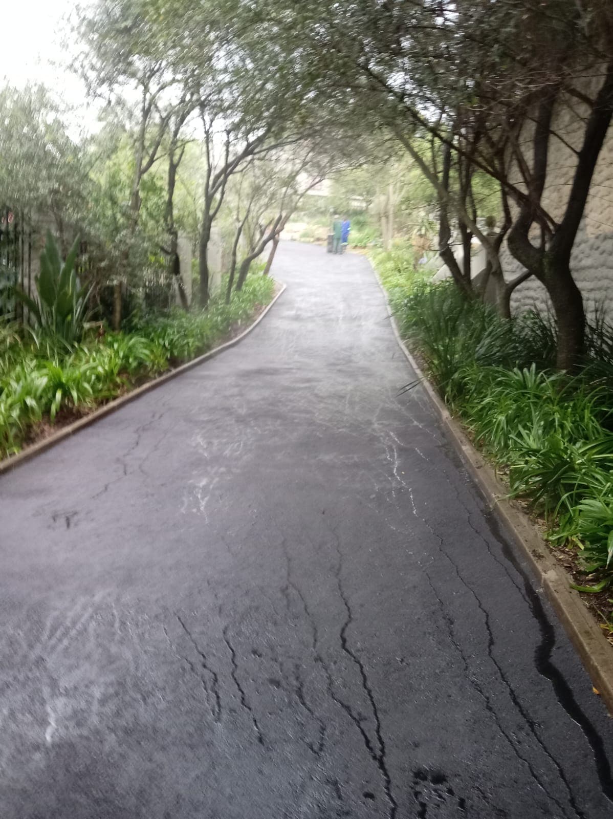 Premium tar driveway with smooth finish
